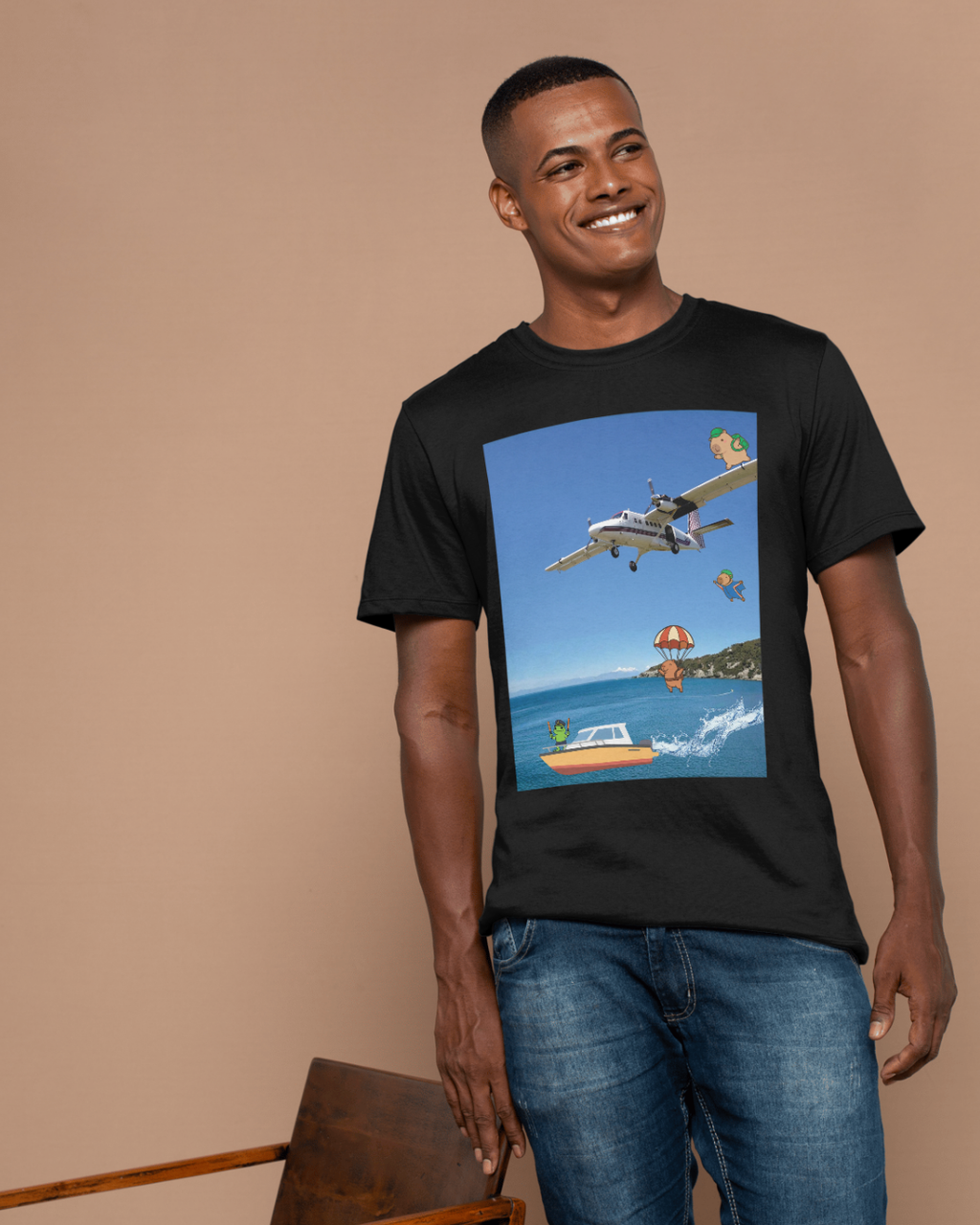 Sky diving